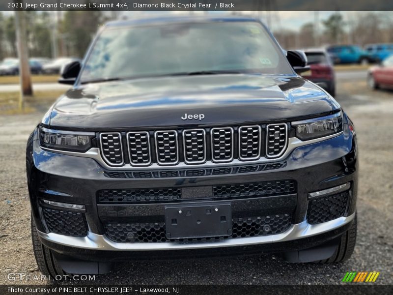 Diamond Black Crystal Pearl / Black 2021 Jeep Grand Cherokee L Summit 4x4