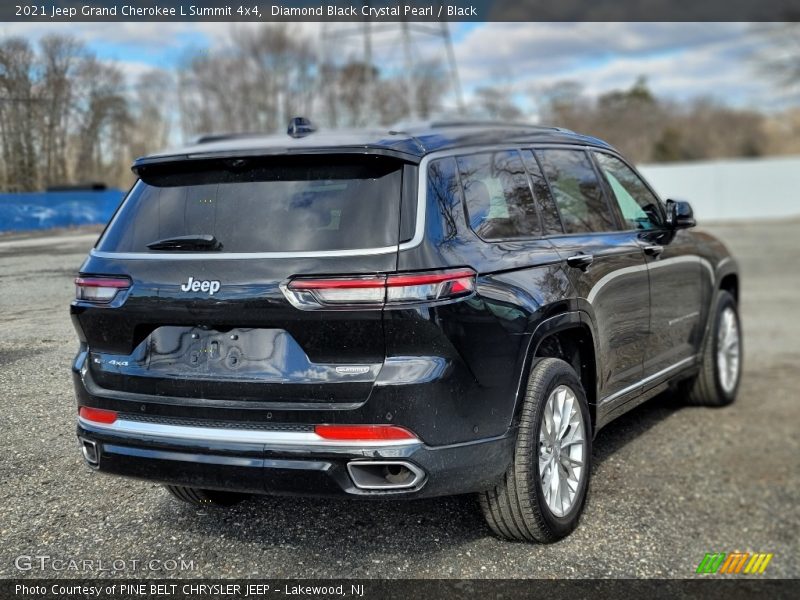 Diamond Black Crystal Pearl / Black 2021 Jeep Grand Cherokee L Summit 4x4