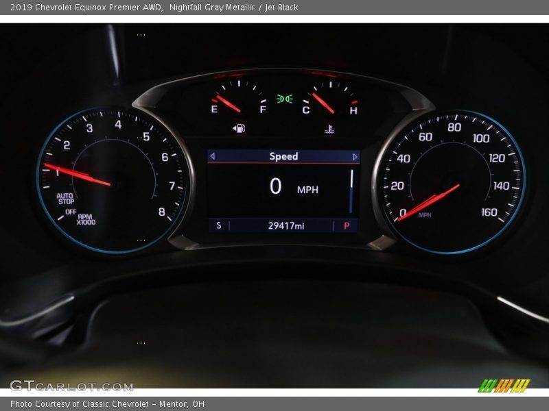 Nightfall Gray Metallic / Jet Black 2019 Chevrolet Equinox Premier AWD