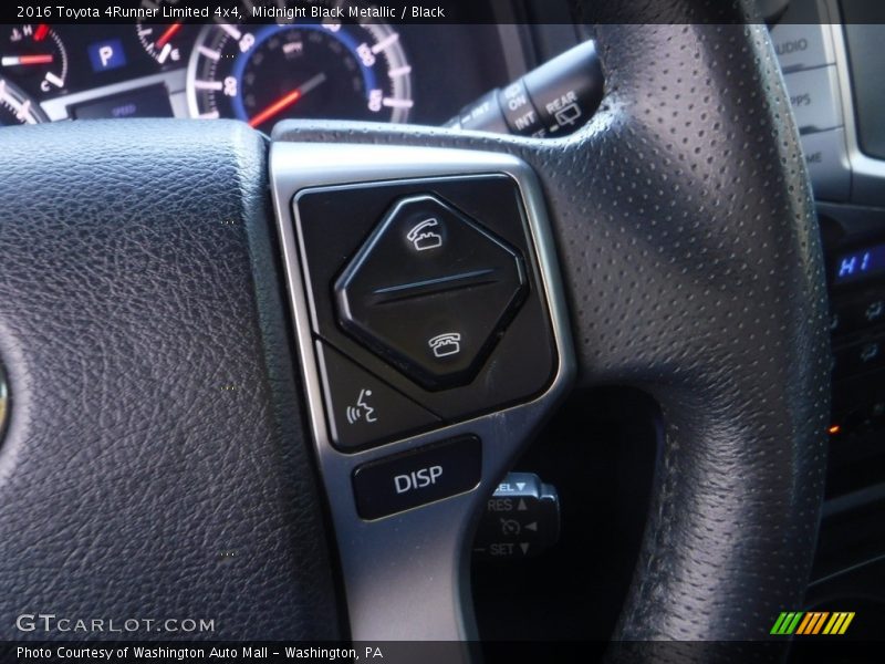 Midnight Black Metallic / Black 2016 Toyota 4Runner Limited 4x4