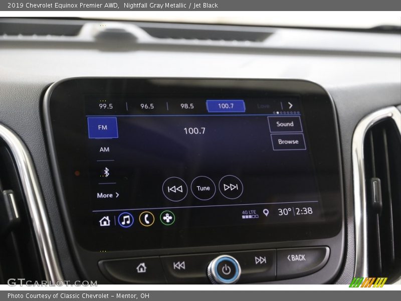 Nightfall Gray Metallic / Jet Black 2019 Chevrolet Equinox Premier AWD