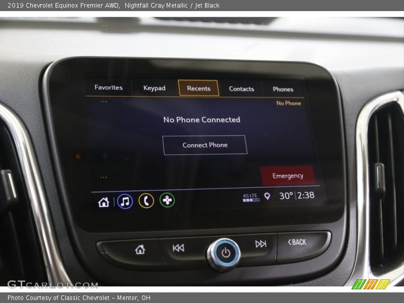 Nightfall Gray Metallic / Jet Black 2019 Chevrolet Equinox Premier AWD