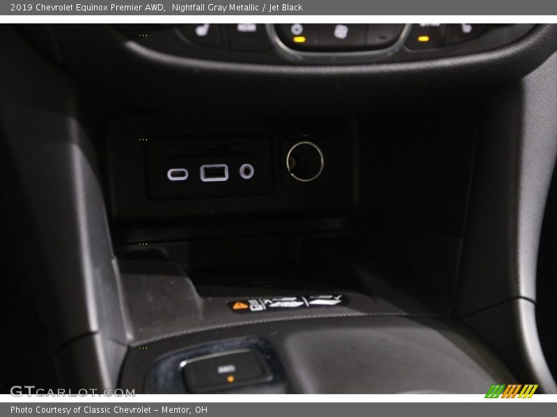 Nightfall Gray Metallic / Jet Black 2019 Chevrolet Equinox Premier AWD