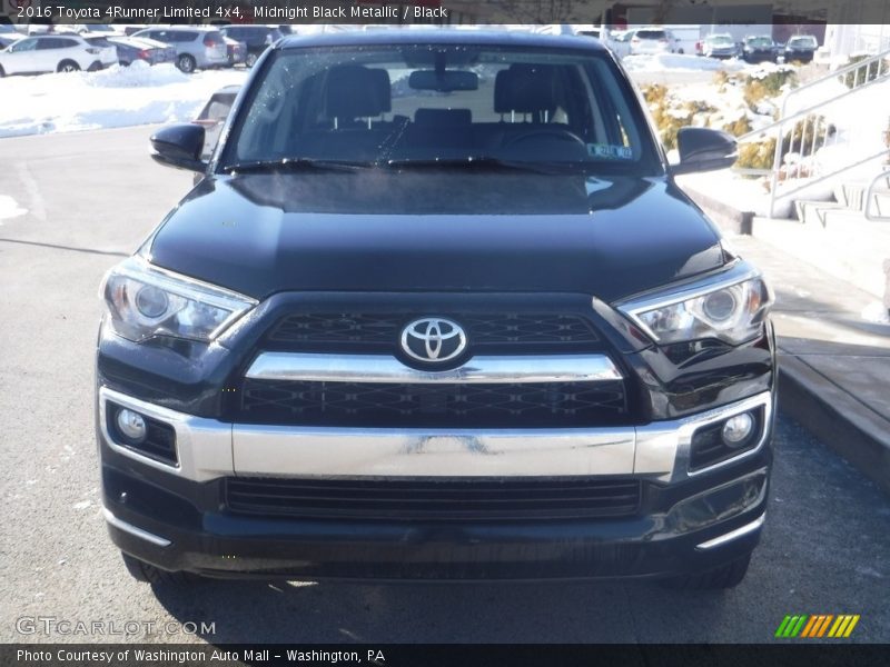 Midnight Black Metallic / Black 2016 Toyota 4Runner Limited 4x4