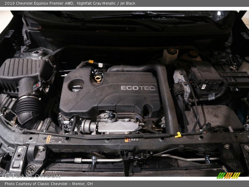 Nightfall Gray Metallic / Jet Black 2019 Chevrolet Equinox Premier AWD