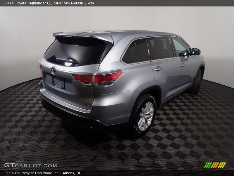 Silver Sky Metallic / Ash 2014 Toyota Highlander LE