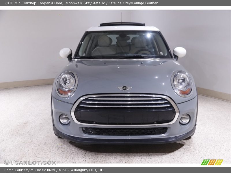 Moonwalk Grey Metallic / Satellite Grey/Lounge Leather 2018 Mini Hardtop Cooper 4 Door