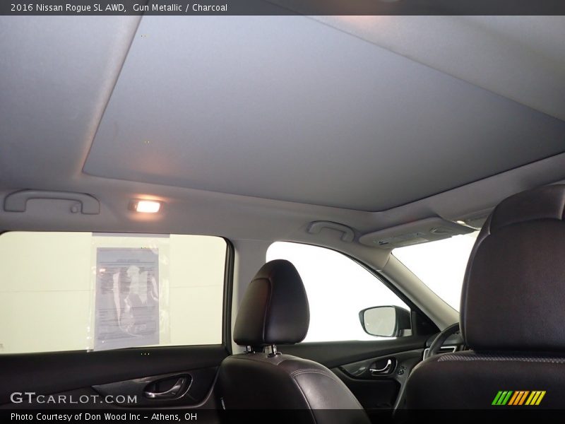 Gun Metallic / Charcoal 2016 Nissan Rogue SL AWD