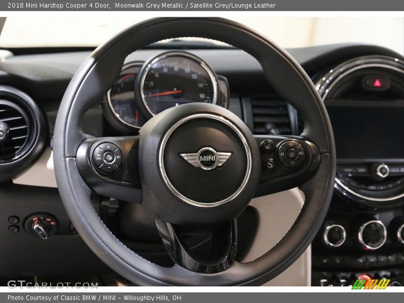 Moonwalk Grey Metallic / Satellite Grey/Lounge Leather 2018 Mini Hardtop Cooper 4 Door