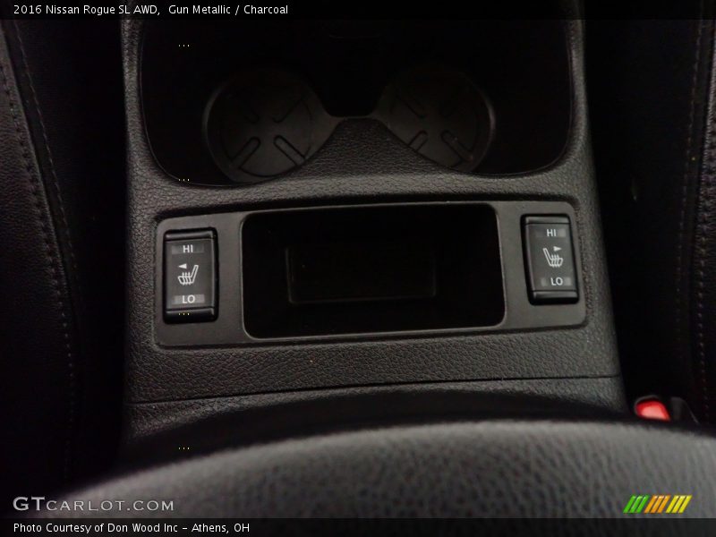 Gun Metallic / Charcoal 2016 Nissan Rogue SL AWD