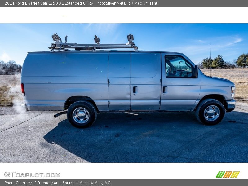 Ingot Silver Metallic / Medium Flint 2011 Ford E Series Van E350 XL Extended Utility