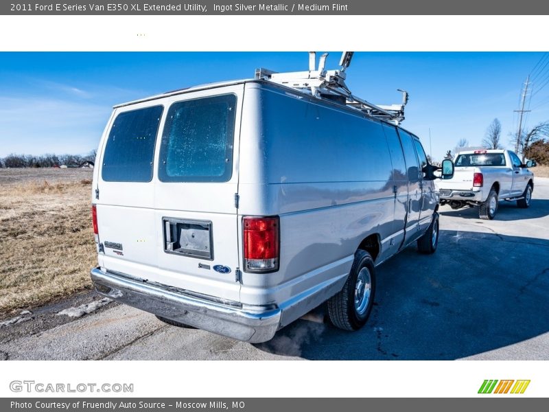 Ingot Silver Metallic / Medium Flint 2011 Ford E Series Van E350 XL Extended Utility