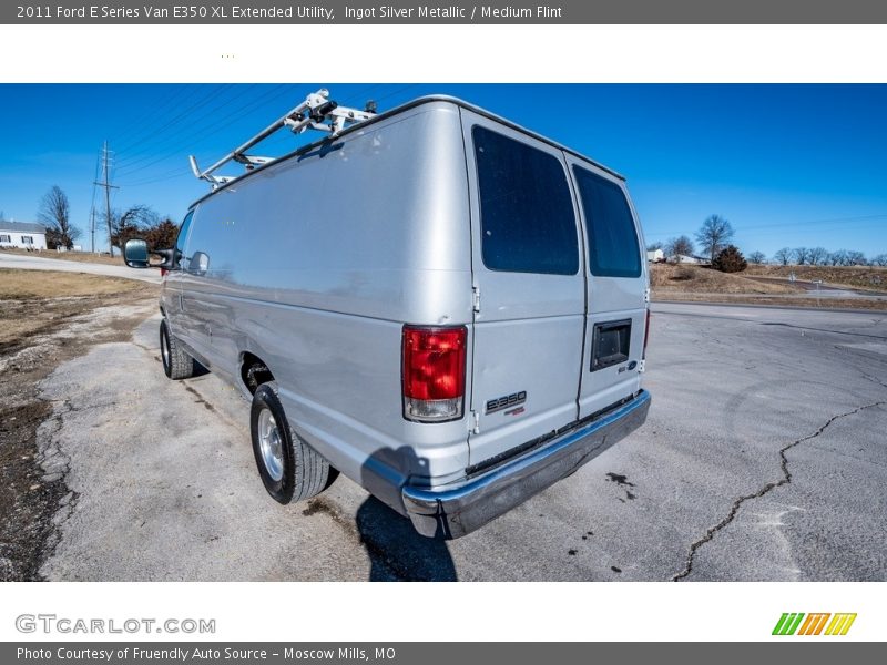 Ingot Silver Metallic / Medium Flint 2011 Ford E Series Van E350 XL Extended Utility