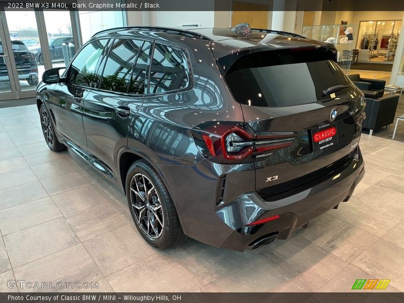 Dark Graphite Metallic / Black 2022 BMW X3 M40i