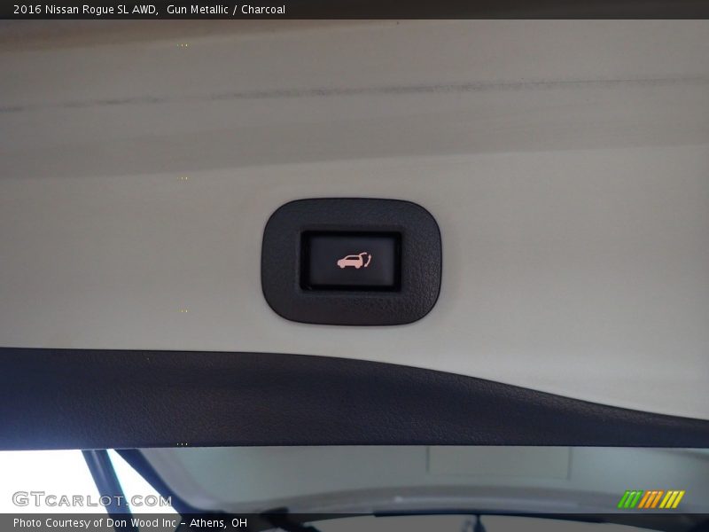 Gun Metallic / Charcoal 2016 Nissan Rogue SL AWD