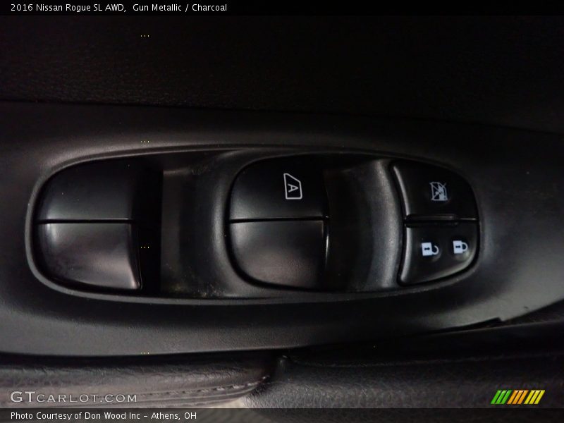 Gun Metallic / Charcoal 2016 Nissan Rogue SL AWD