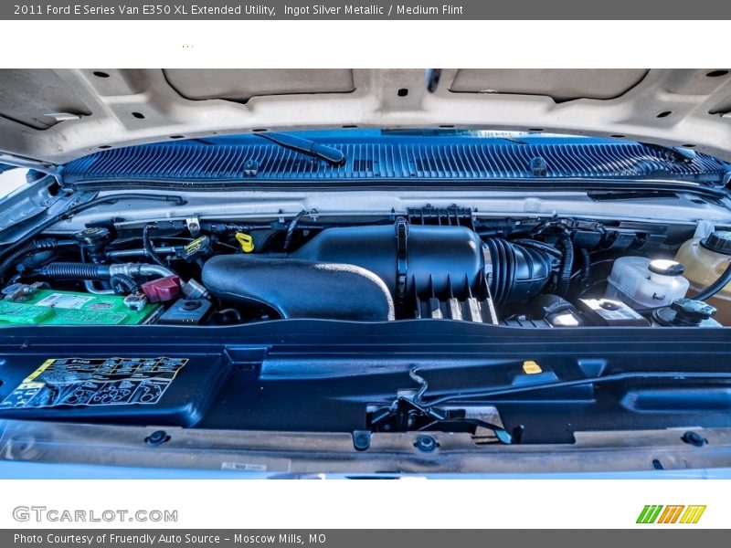 Ingot Silver Metallic / Medium Flint 2011 Ford E Series Van E350 XL Extended Utility