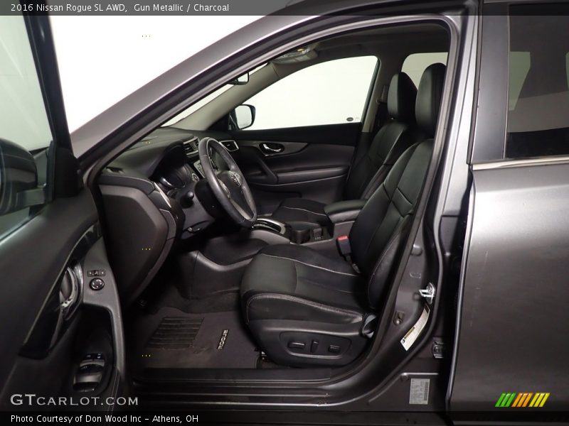 Gun Metallic / Charcoal 2016 Nissan Rogue SL AWD