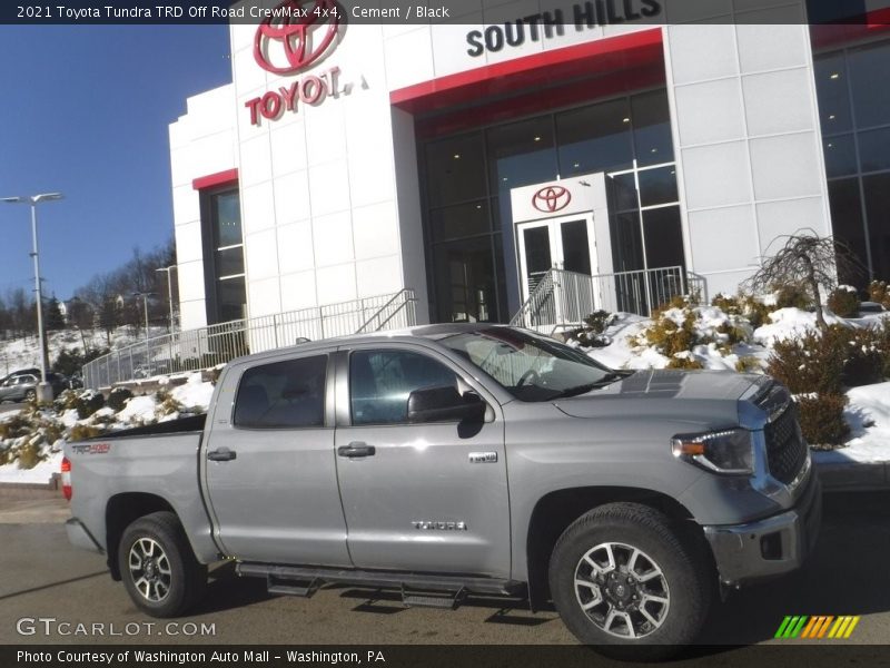 Cement / Black 2021 Toyota Tundra TRD Off Road CrewMax 4x4