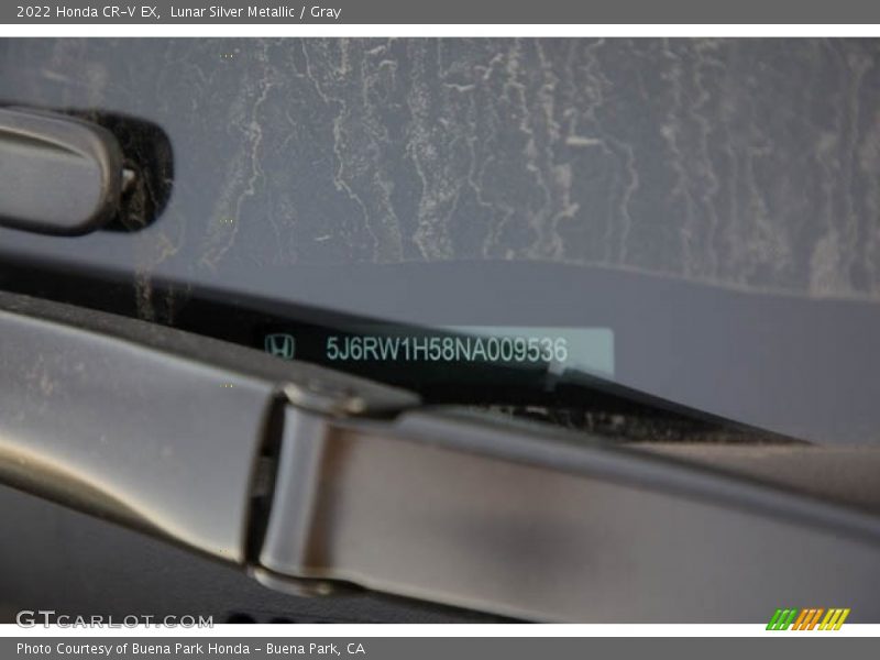 Lunar Silver Metallic / Gray 2022 Honda CR-V EX