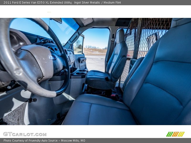 Ingot Silver Metallic / Medium Flint 2011 Ford E Series Van E350 XL Extended Utility