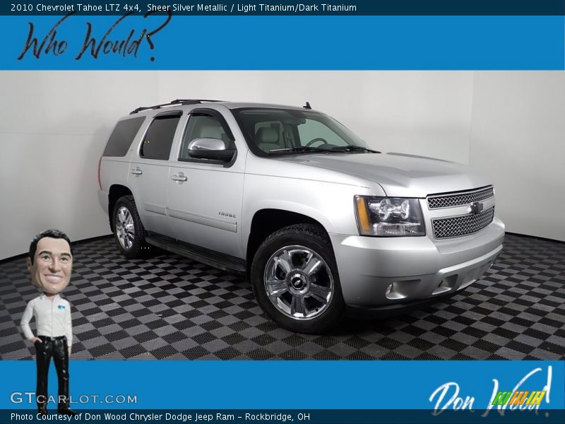 Sheer Silver Metallic / Light Titanium/Dark Titanium 2010 Chevrolet Tahoe LTZ 4x4
