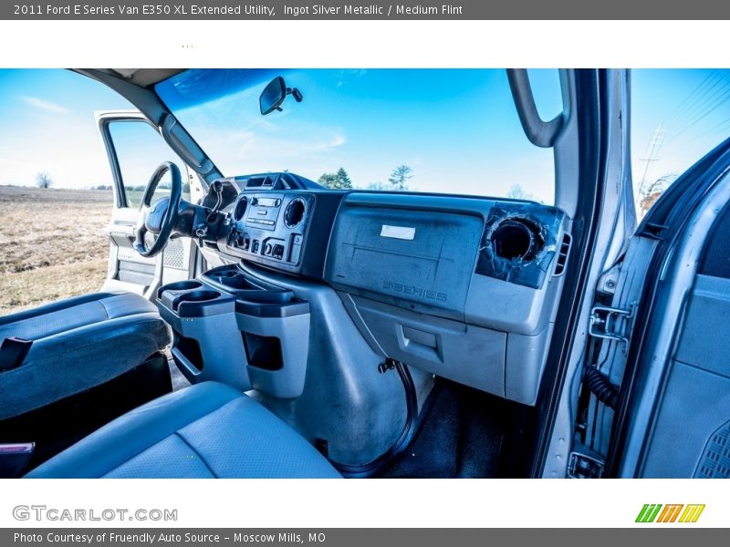 Ingot Silver Metallic / Medium Flint 2011 Ford E Series Van E350 XL Extended Utility