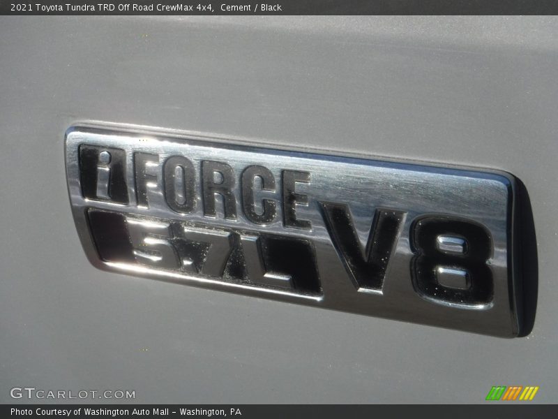 Cement / Black 2021 Toyota Tundra TRD Off Road CrewMax 4x4
