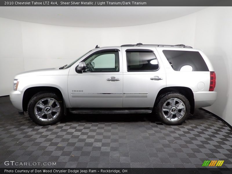Sheer Silver Metallic / Light Titanium/Dark Titanium 2010 Chevrolet Tahoe LTZ 4x4