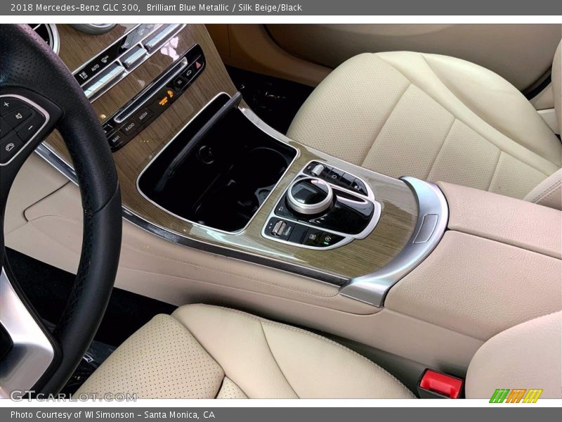 Brilliant Blue Metallic / Silk Beige/Black 2018 Mercedes-Benz GLC 300