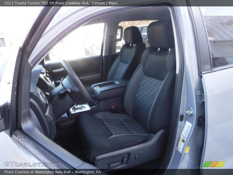 Front Seat of 2021 Tundra TRD Off Road CrewMax 4x4