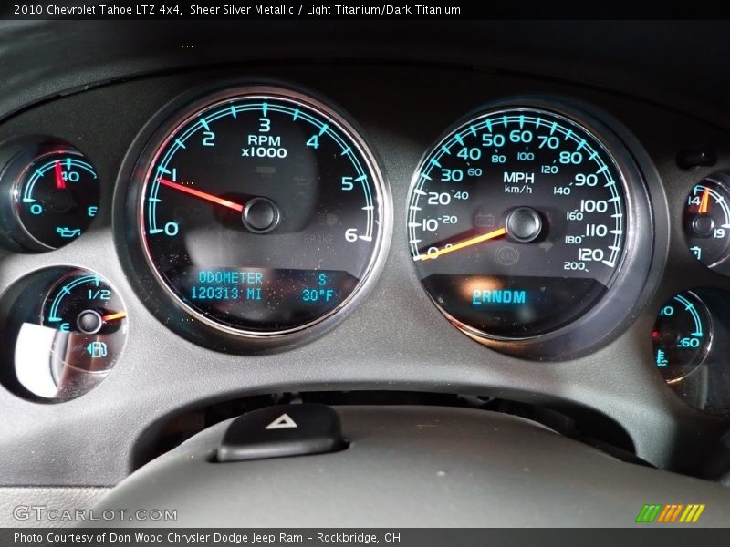 Sheer Silver Metallic / Light Titanium/Dark Titanium 2010 Chevrolet Tahoe LTZ 4x4