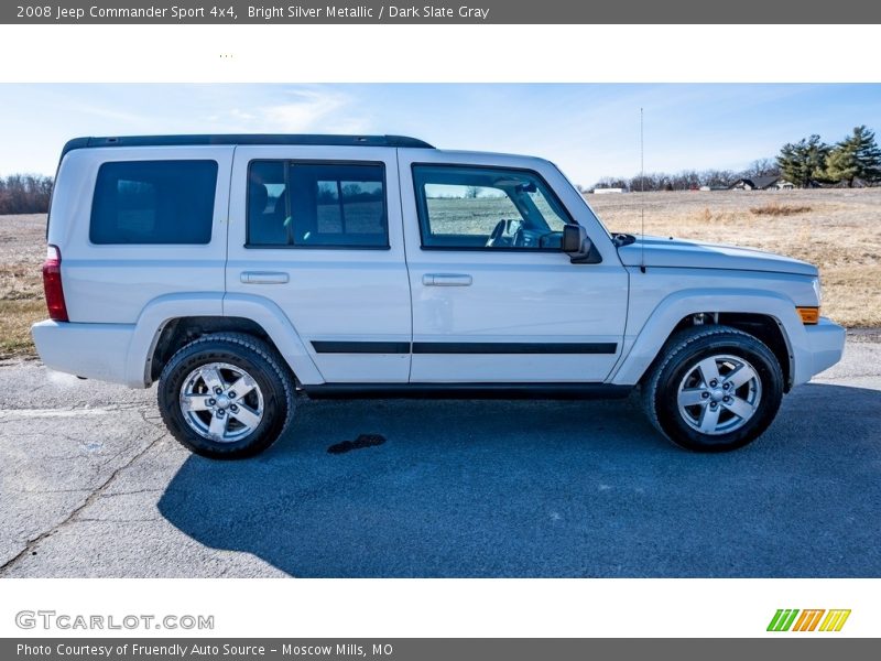 Bright Silver Metallic / Dark Slate Gray 2008 Jeep Commander Sport 4x4