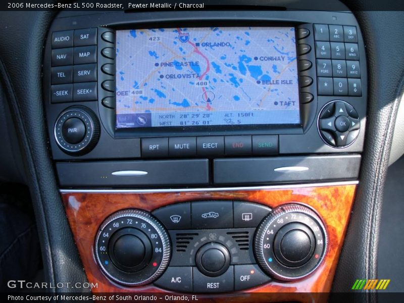 Pewter Metallic / Charcoal 2006 Mercedes-Benz SL 500 Roadster