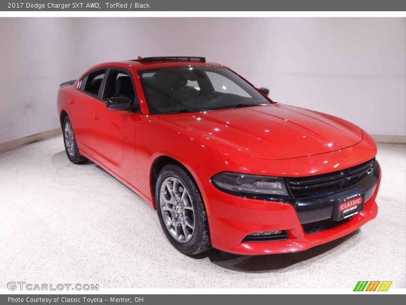 TorRed / Black 2017 Dodge Charger SXT AWD