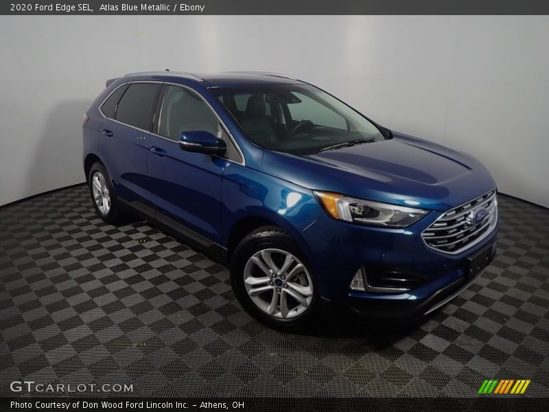 Atlas Blue Metallic / Ebony 2020 Ford Edge SEL