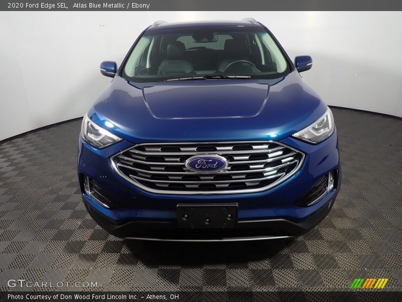 Atlas Blue Metallic / Ebony 2020 Ford Edge SEL