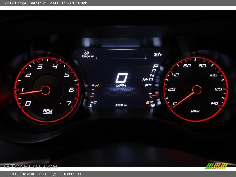 TorRed / Black 2017 Dodge Charger SXT AWD