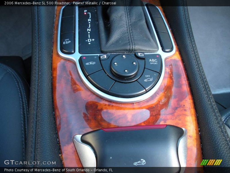 Pewter Metallic / Charcoal 2006 Mercedes-Benz SL 500 Roadster