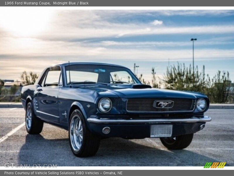 Midnight Blue / Black 1966 Ford Mustang Coupe