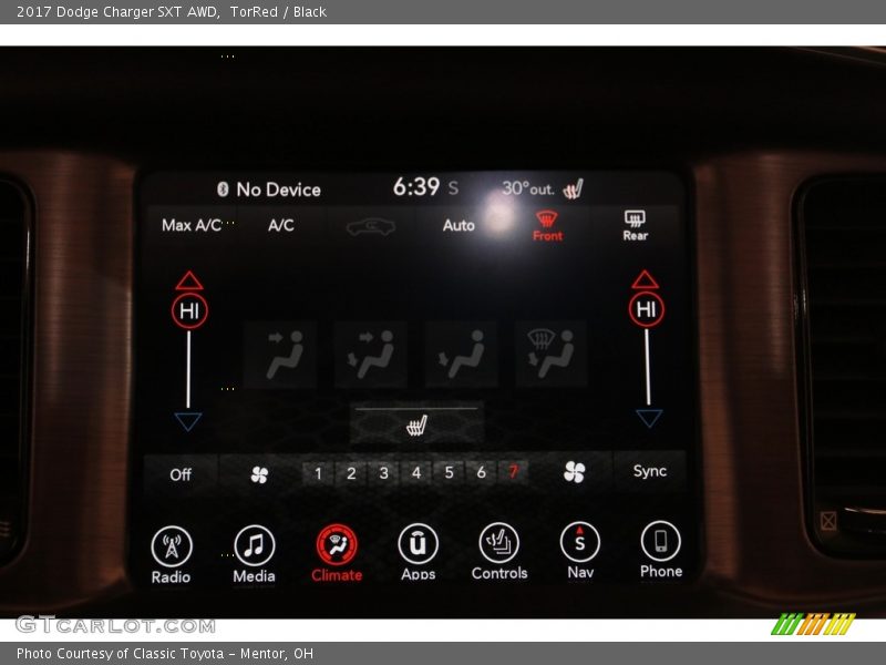 TorRed / Black 2017 Dodge Charger SXT AWD