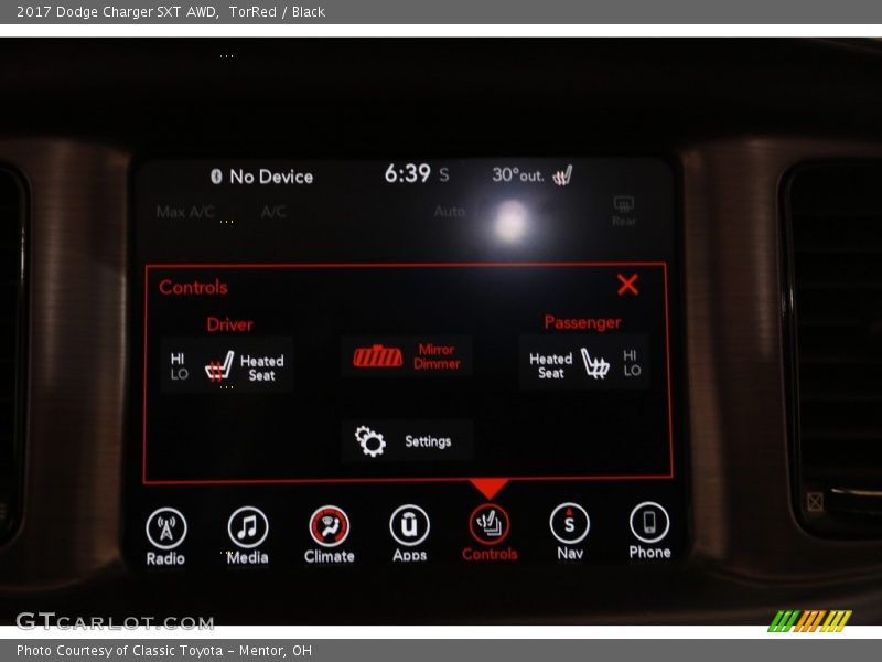 TorRed / Black 2017 Dodge Charger SXT AWD