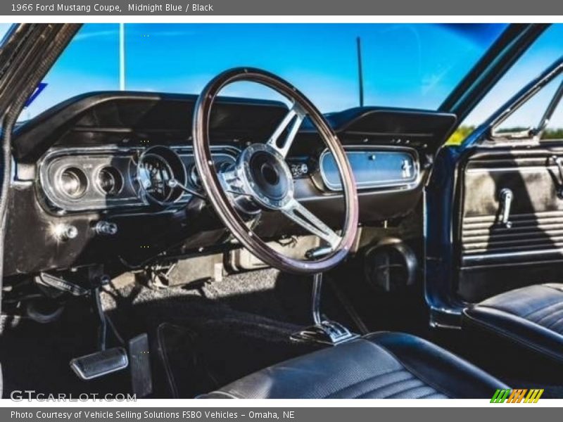 Midnight Blue / Black 1966 Ford Mustang Coupe