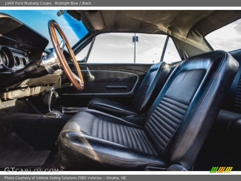 Midnight Blue / Black 1966 Ford Mustang Coupe