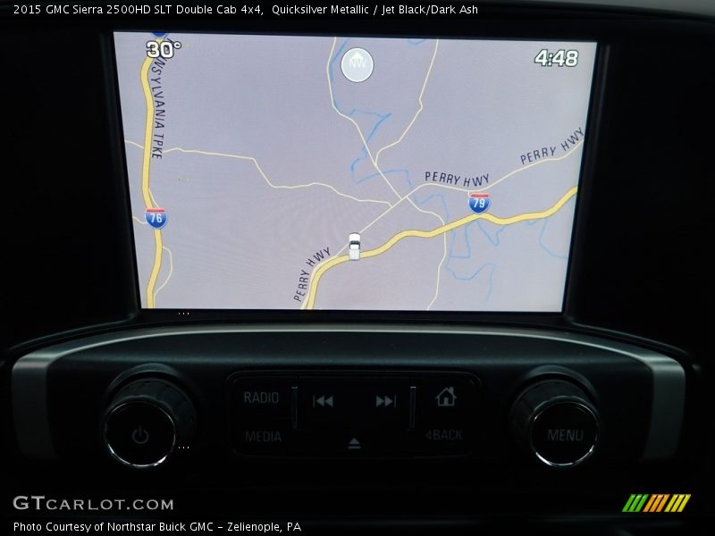 Navigation of 2015 Sierra 2500HD SLT Double Cab 4x4