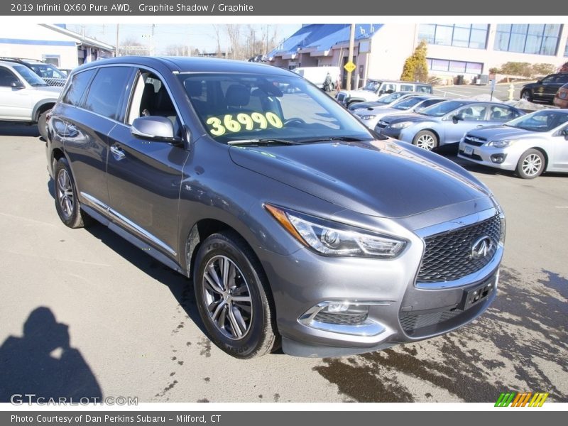 Graphite Shadow / Graphite 2019 Infiniti QX60 Pure AWD