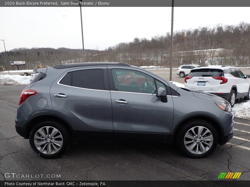 Satin Steel Metallic / Ebony 2020 Buick Encore Preferred