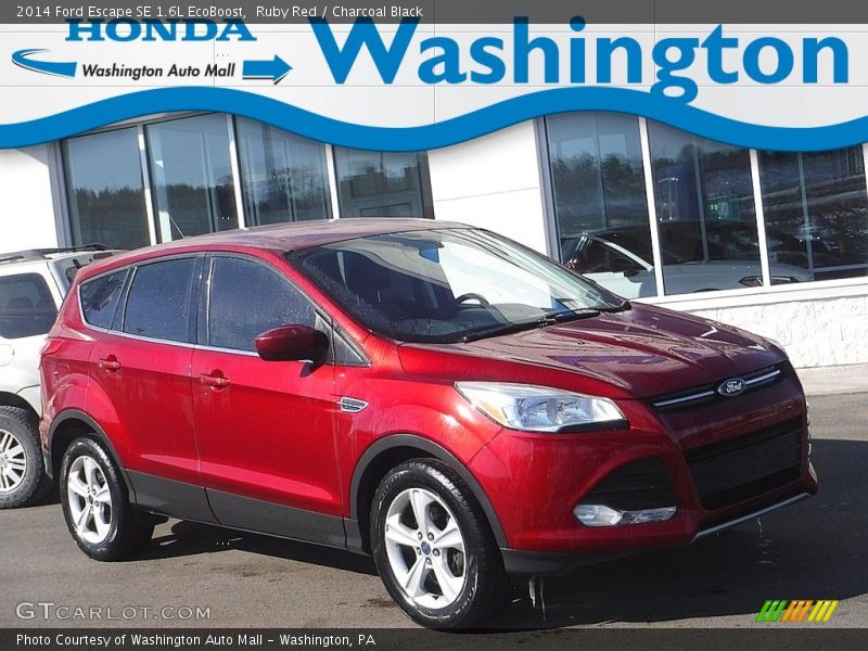 Ruby Red / Charcoal Black 2014 Ford Escape SE 1.6L EcoBoost