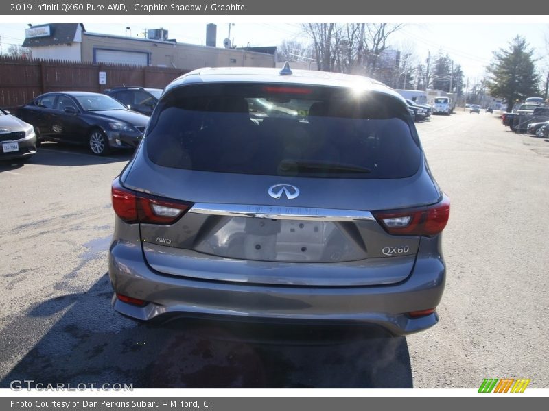 Graphite Shadow / Graphite 2019 Infiniti QX60 Pure AWD