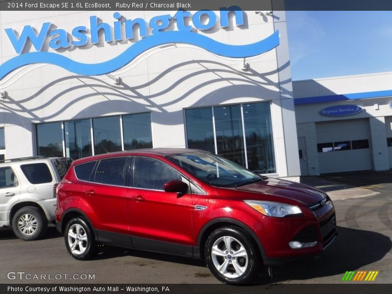 Ruby Red / Charcoal Black 2014 Ford Escape SE 1.6L EcoBoost